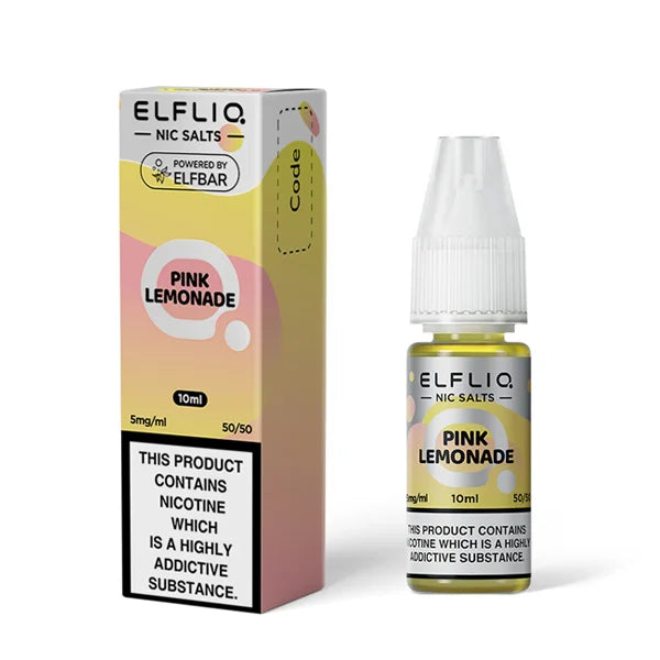 ELFLIQ 5mg NIC SALTS BY ELF BAR - 10ml NICOTINE SALT E-LIQUIDS - CHOOSE FLAVOUR