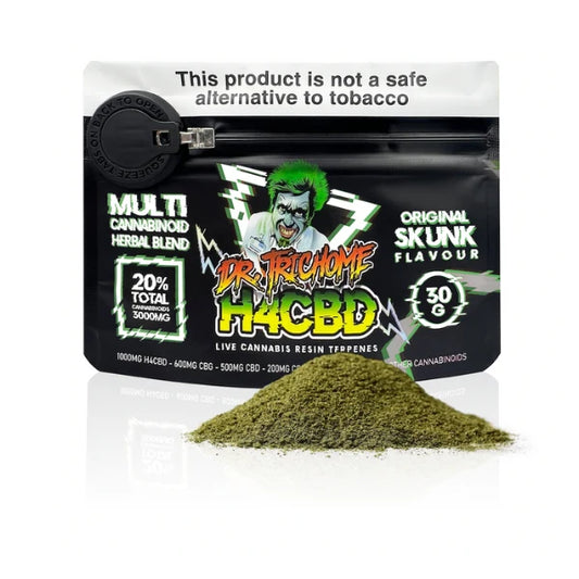 DR TRICHOME H4CBD HEMP SHAKE- 30g POUCH - 3000mg CBD