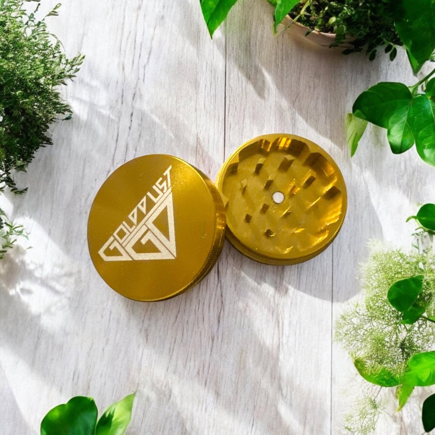 GOLDDUST 2 PART METAL GRINDER 50mm