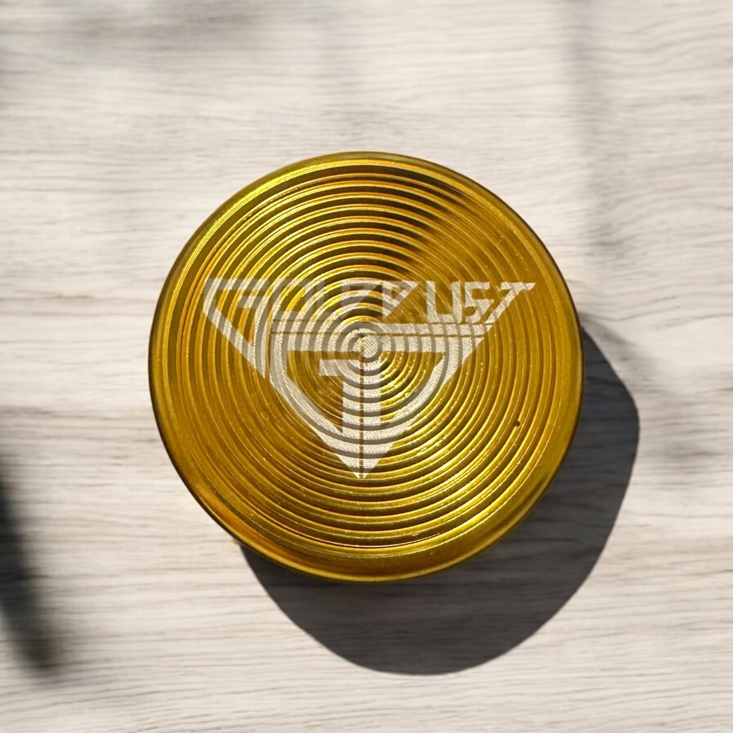 GOLDDUST 4 PART METAL GRINDER 40mm WITH KIEF CATCHER - RIPPLE EFFECT