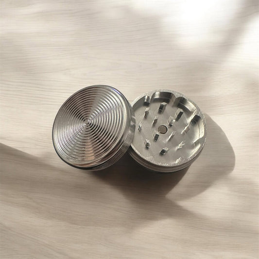 SILVER RIPPLE - 2 PART METAL GRINDER 40mm