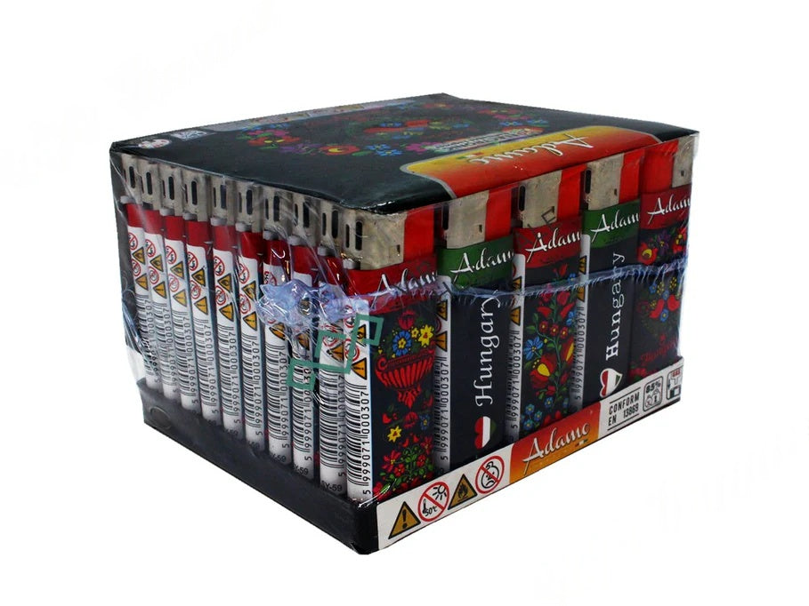 Adamo Refillable Electric Lighters - HUNGARY DESIGN - FULL SET OF 5 LIGHTERS