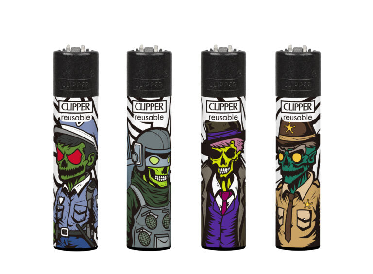 CLIPPER LIGHTERS - POLICE ZOMBIES