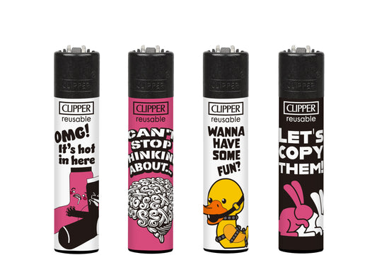 CLIPPER LIGHTERS - NAUGHTY QUOTES