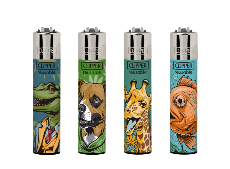 CLIPPER LIGHTERS - LAZY ANIMALS