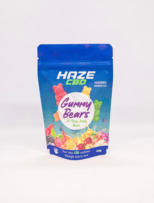 HAZE 1000mg CBD GUMMY BEARS