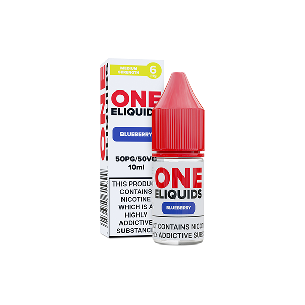 6mg One E-Liquids 10ml (50VG/50PG)