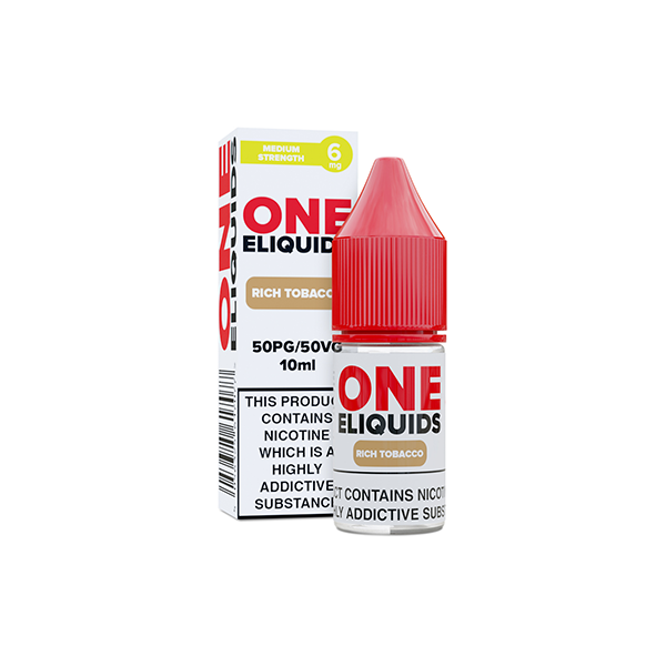 6mg One E-Liquids 10ml (50VG/50PG)