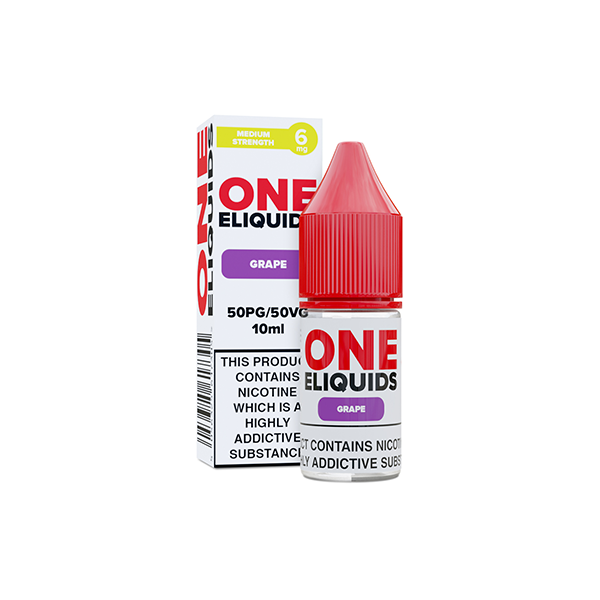 6mg One E-Liquids 10ml (50VG/50PG)