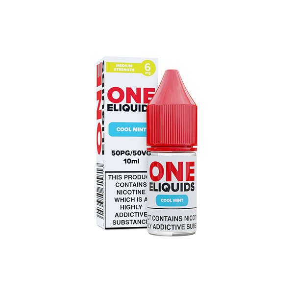 6mg One E-Liquids 10ml (50VG/50PG)