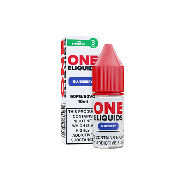 3mg One E-Liquids 10ml (50VG/50PG)