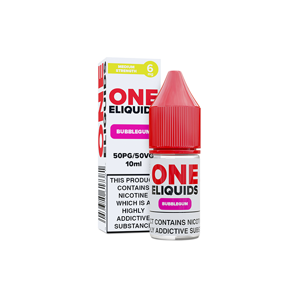 6mg One E-Liquids 10ml (50VG/50PG)