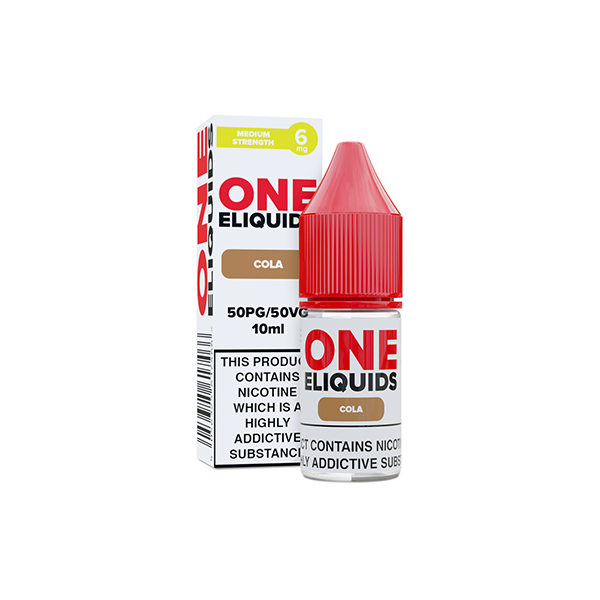 6mg One E-Liquids 10ml (50VG/50PG)