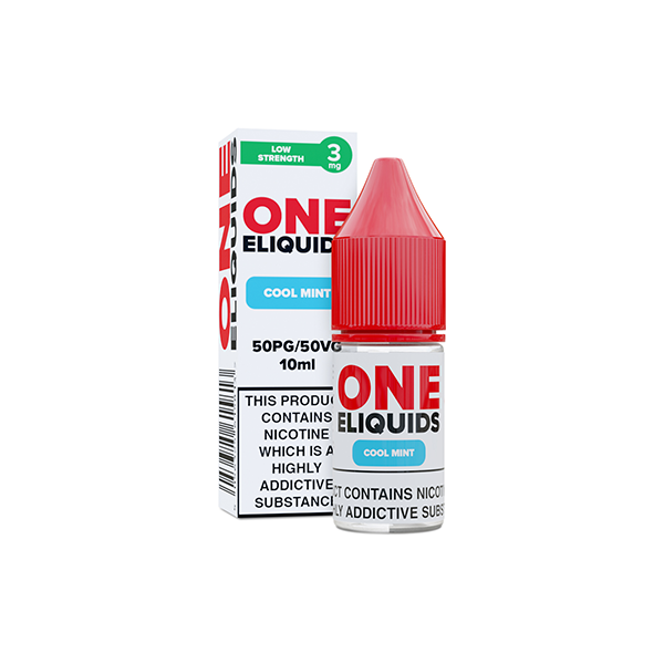 3mg One E-Liquids 10ml (50VG/50PG)