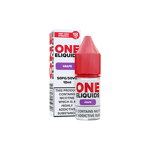 18mg One E-Liquids 10ml (50VG/50PG)