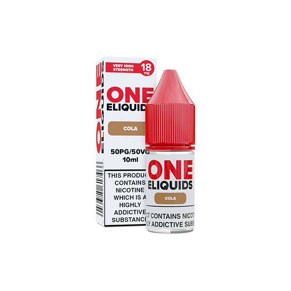 18mg One E-Liquids 10ml (50VG/50PG)