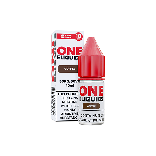 18mg One E-Liquids 10ml (50VG/50PG)