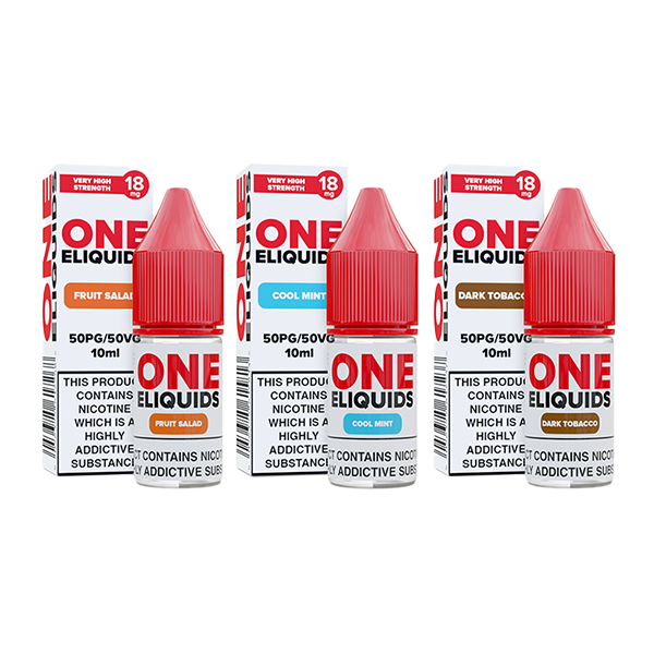 18mg One E-Liquids 10ml (50VG/50PG)