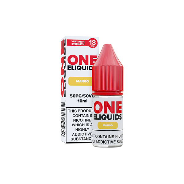 18mg One E-Liquids 10ml (50VG/50PG)