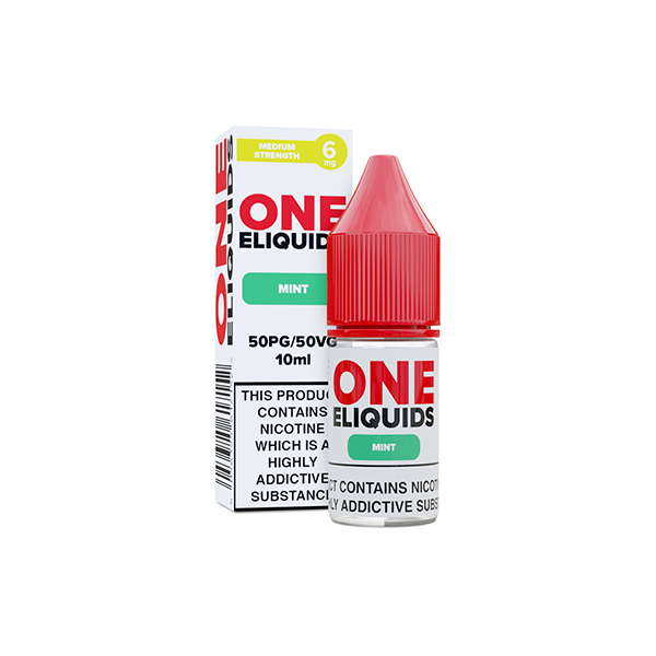 6mg One E-Liquids 10ml (50VG/50PG)