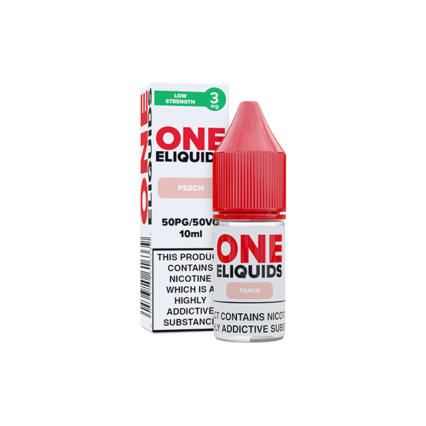 3mg One E-Liquids 10ml (50VG/50PG)