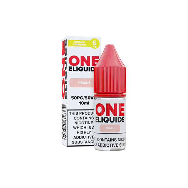6mg One E-Liquids 10ml (50VG/50PG)
