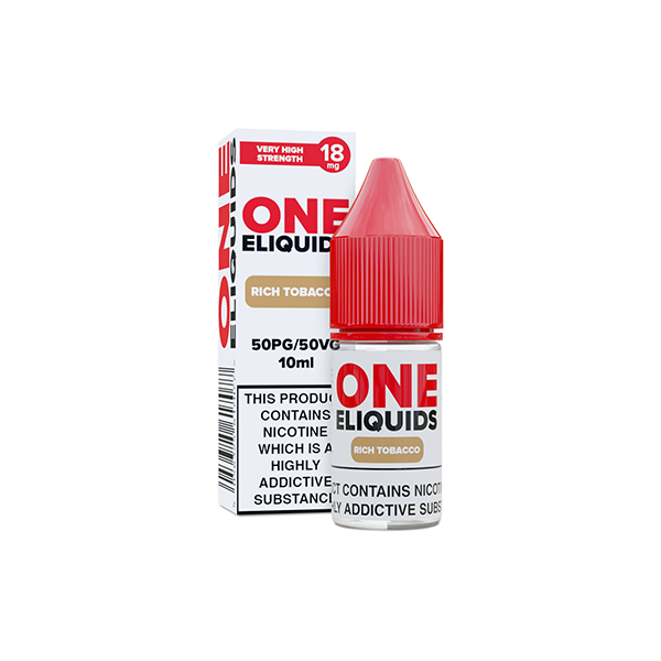 18mg One E-Liquids 10ml (50VG/50PG)