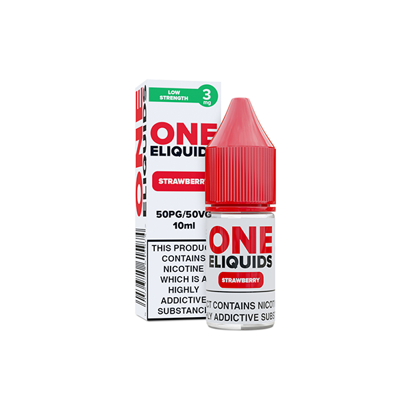 3mg One E-Liquids 10ml (50VG/50PG)