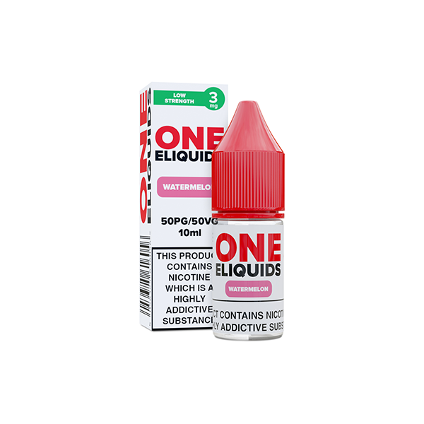 3mg One E-Liquids 10ml (50VG/50PG)
