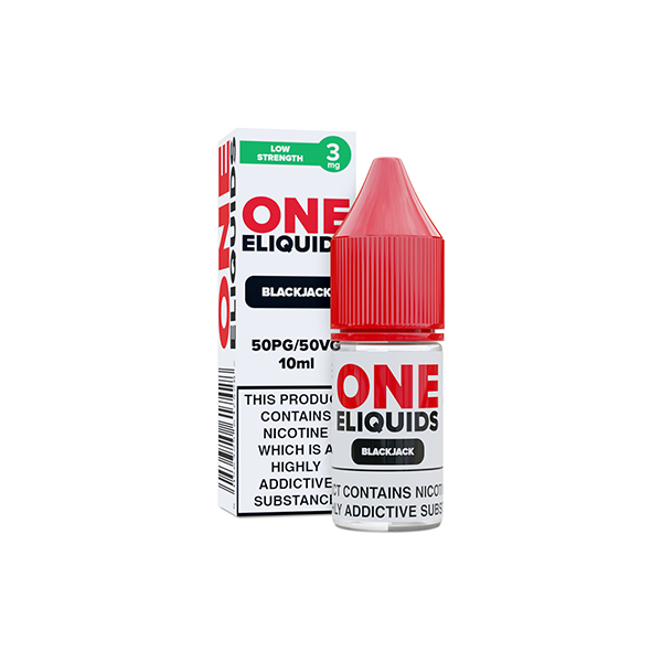 3mg One E-Liquids 10ml (50VG/50PG)