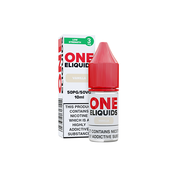 3mg One E-Liquids 10ml (50VG/50PG)