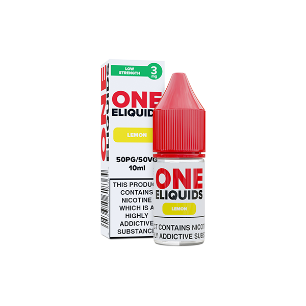 3mg One E-Liquids 10ml (50VG/50PG)