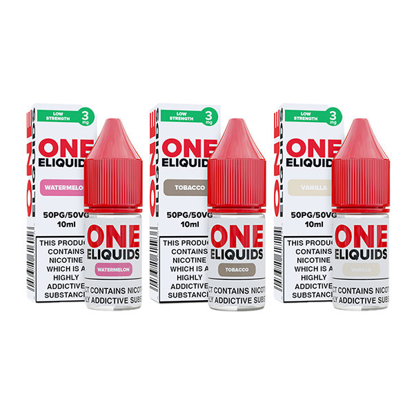 3mg One E-Liquids 10ml (50VG/50PG)