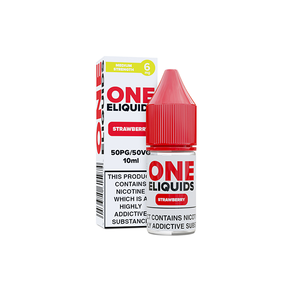 6mg One E-Liquids 10ml (50VG/50PG)