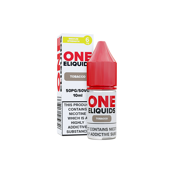 6mg One E-Liquids 10ml (50VG/50PG)