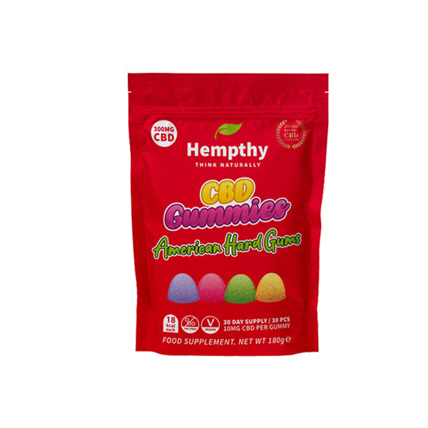 Hempthy 300mg CBD Gummies 30 x 10mg Sweets