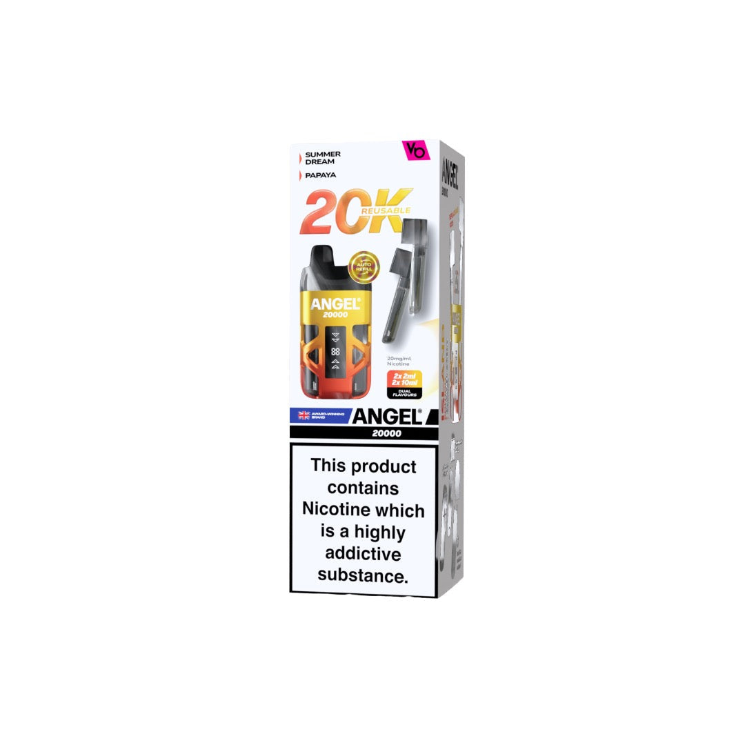 20mg Angel 20000 Duel Prefilled Pod Vape Kit 20000 Puffs