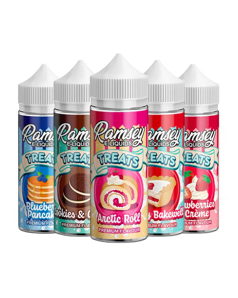 RAMSEY TREATS 100ml SHORTFILL E-LIQUIDS