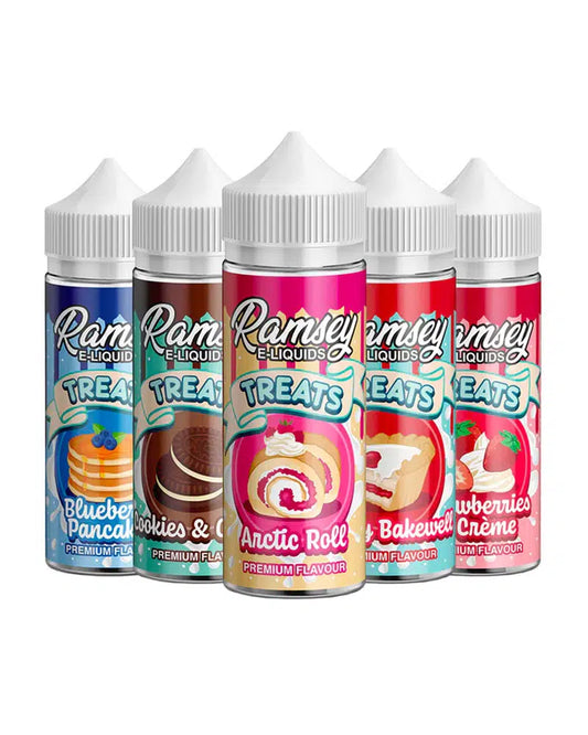 RAMSEY TREATS 100ml SHORTFILL E-LIQUIDS