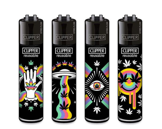 CLIPPER LIGHTERS - 420 RAINBOW