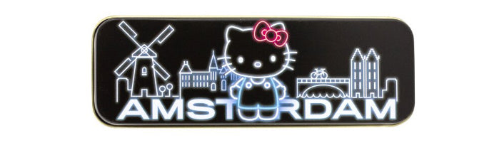 HELLO KITTY SMALL TOBACCO TINS BY G-ROLLZ - 4 DIFFERENT DESIGNS - STORAGE BOXES
