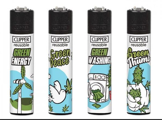 CLIPPER LIGHTERS - PURE GREEN