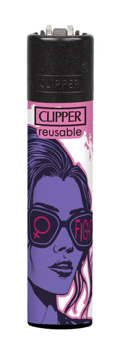 CLIPPER LIGHTERS - PURPLE GIRLS