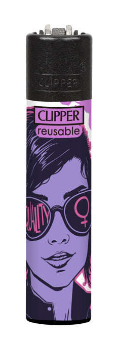 CLIPPER LIGHTERS - PURPLE GIRLS
