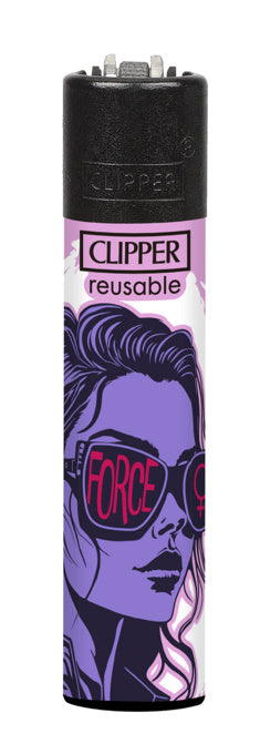 CLIPPER LIGHTERS - PURPLE GIRLS