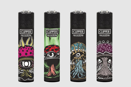 CLIPPER LIGHTERS - ALIEN MUSHROOMS