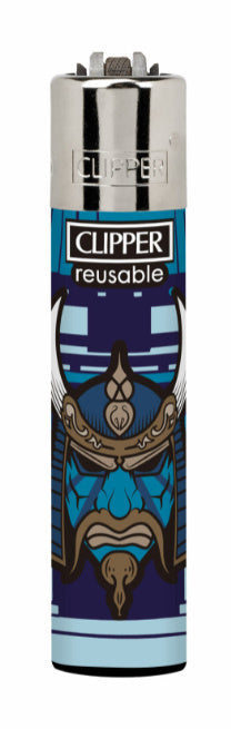 CLIPPER LIGHTERS - SAMURAI SKULLS