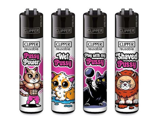 CLIPPER LIGHTERS - NAUGHTY PUSSY
