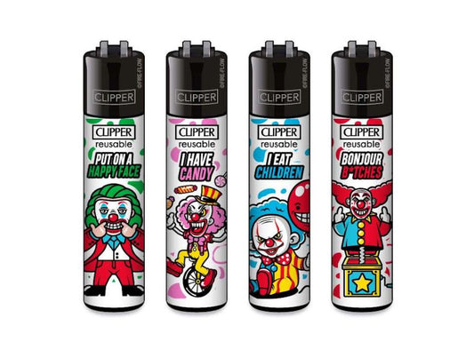 CLIPPER LIGHTERS - HORROR CLOWNS