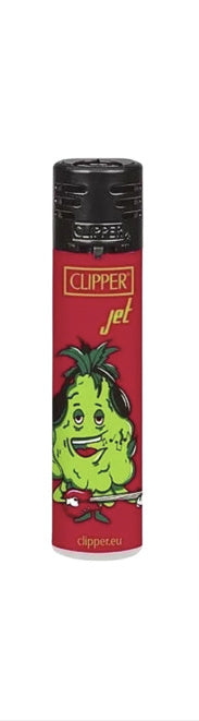 CLIPPER JET FLAME LIGHTERS - WEED JOBS CHARACTERS
